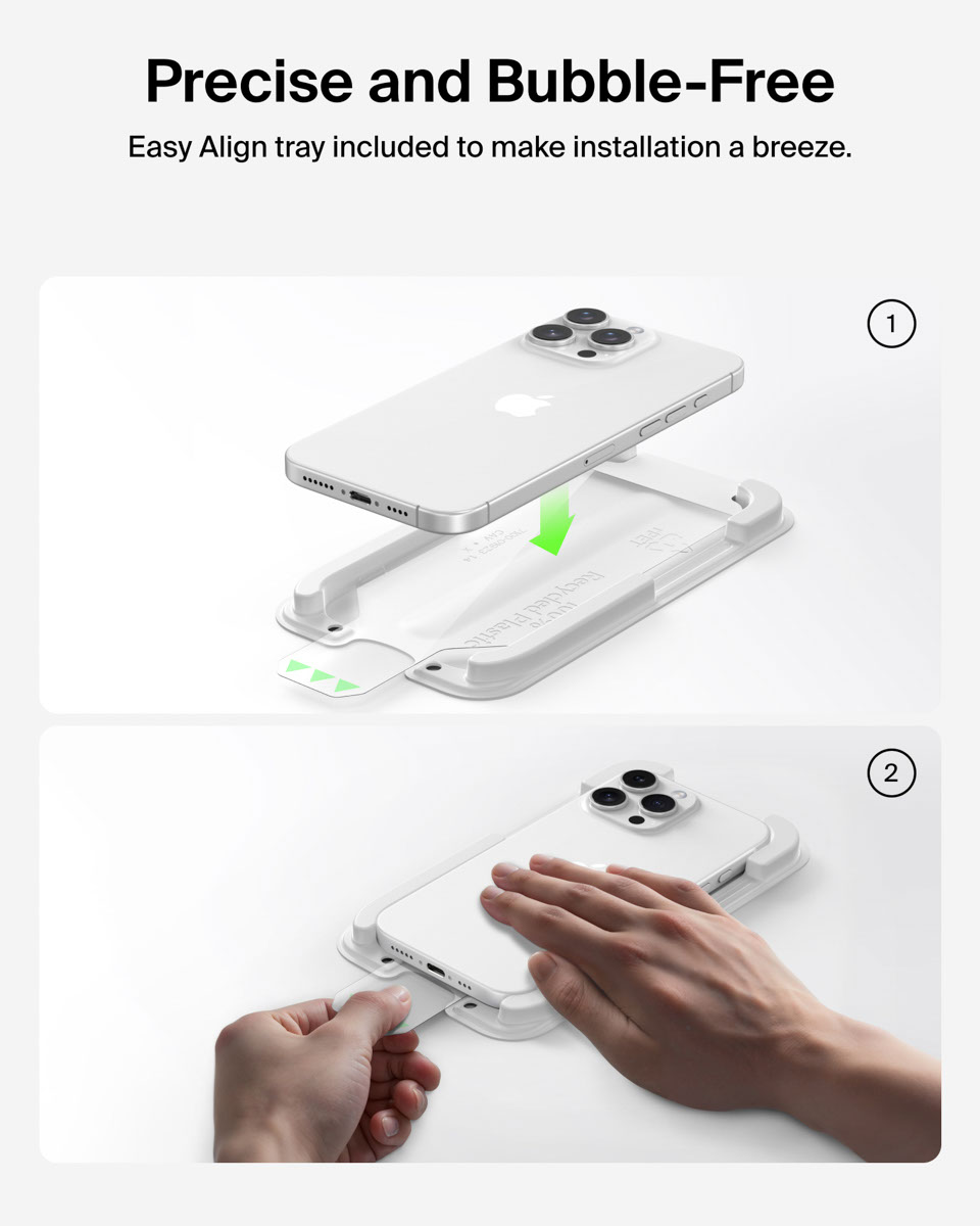 Belkin ScreenForce InvisiGlass Privacy iPhone 17 Pro Max