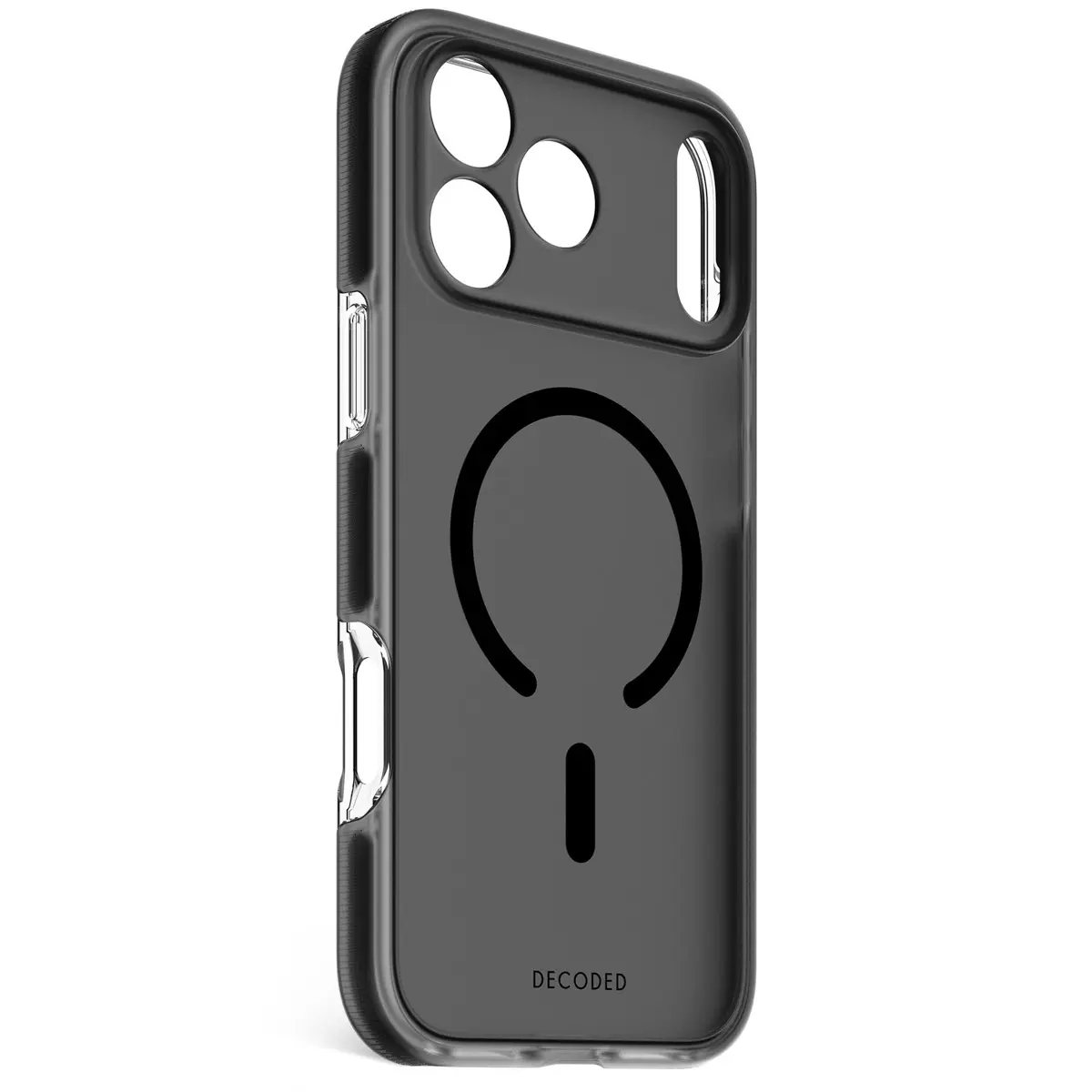 DECODED DropTec Case w/MagSafe iPhone 17 Pro Max - Frosted Black DECODED DropTec Case w/MagSafe iPhone 17 Pro Max - Frosted Black