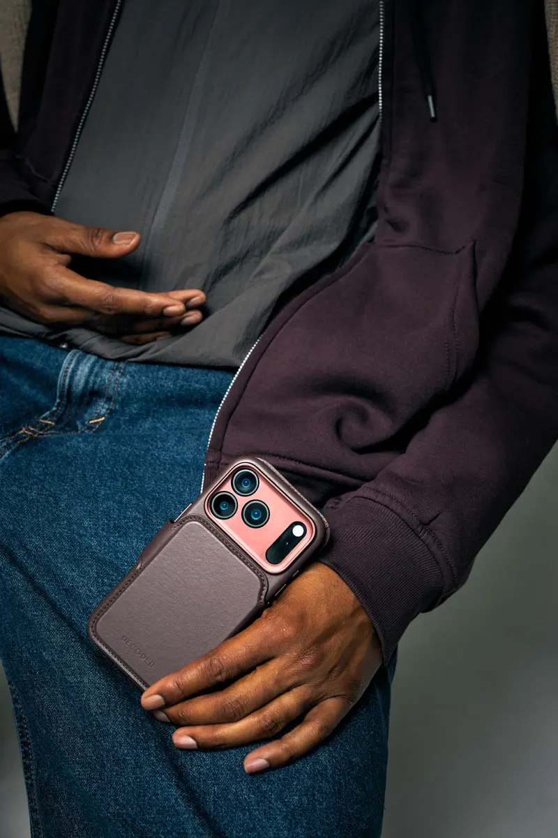 DECODED Leather Detachable Wallet Case w/MagSafe iPhone 17 Pro Max ...