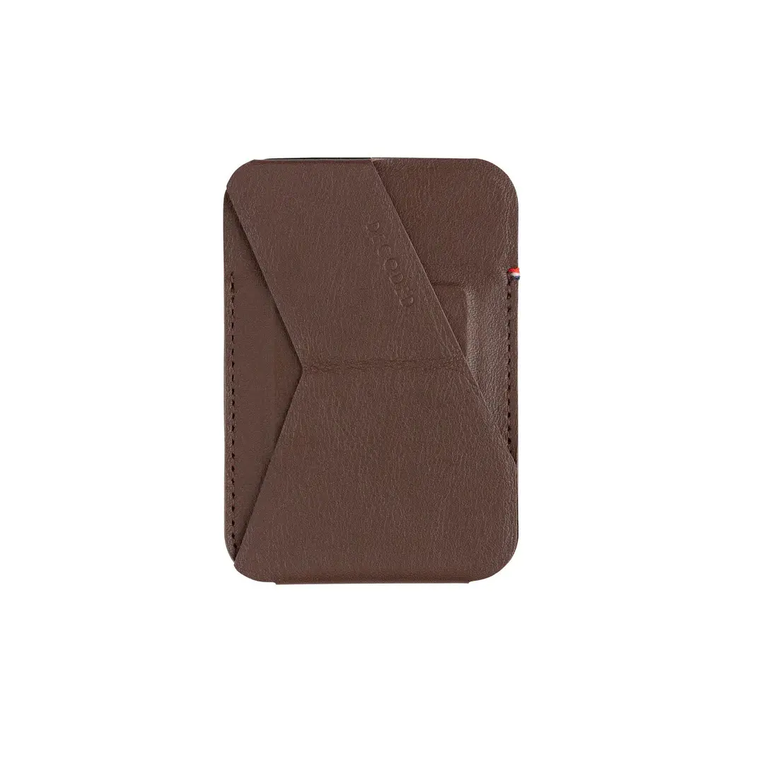 decoded magsafe card sleeve DECODED Leather MagSafe Wallet Stand | Black