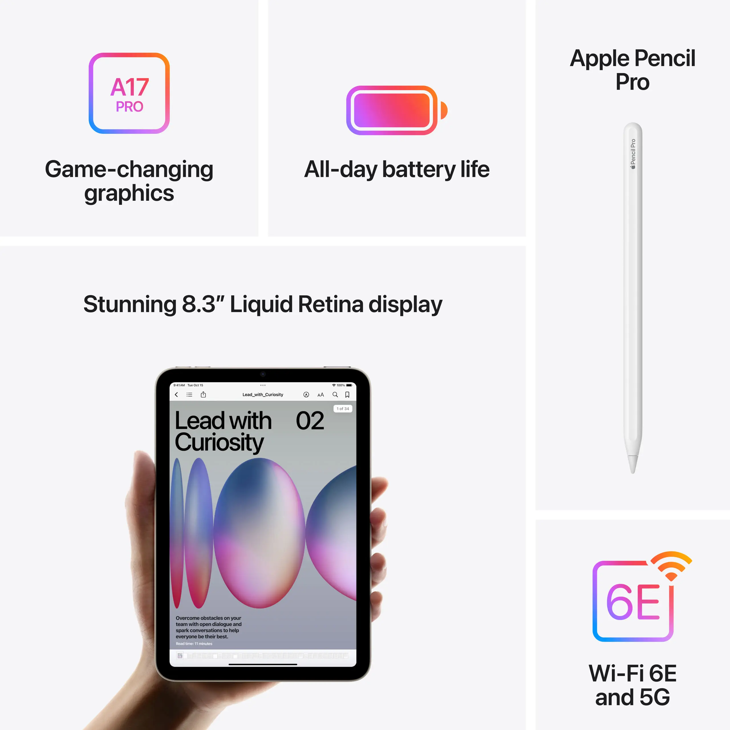iPad mini 7 WiFi+Cellular 512GB Starlight