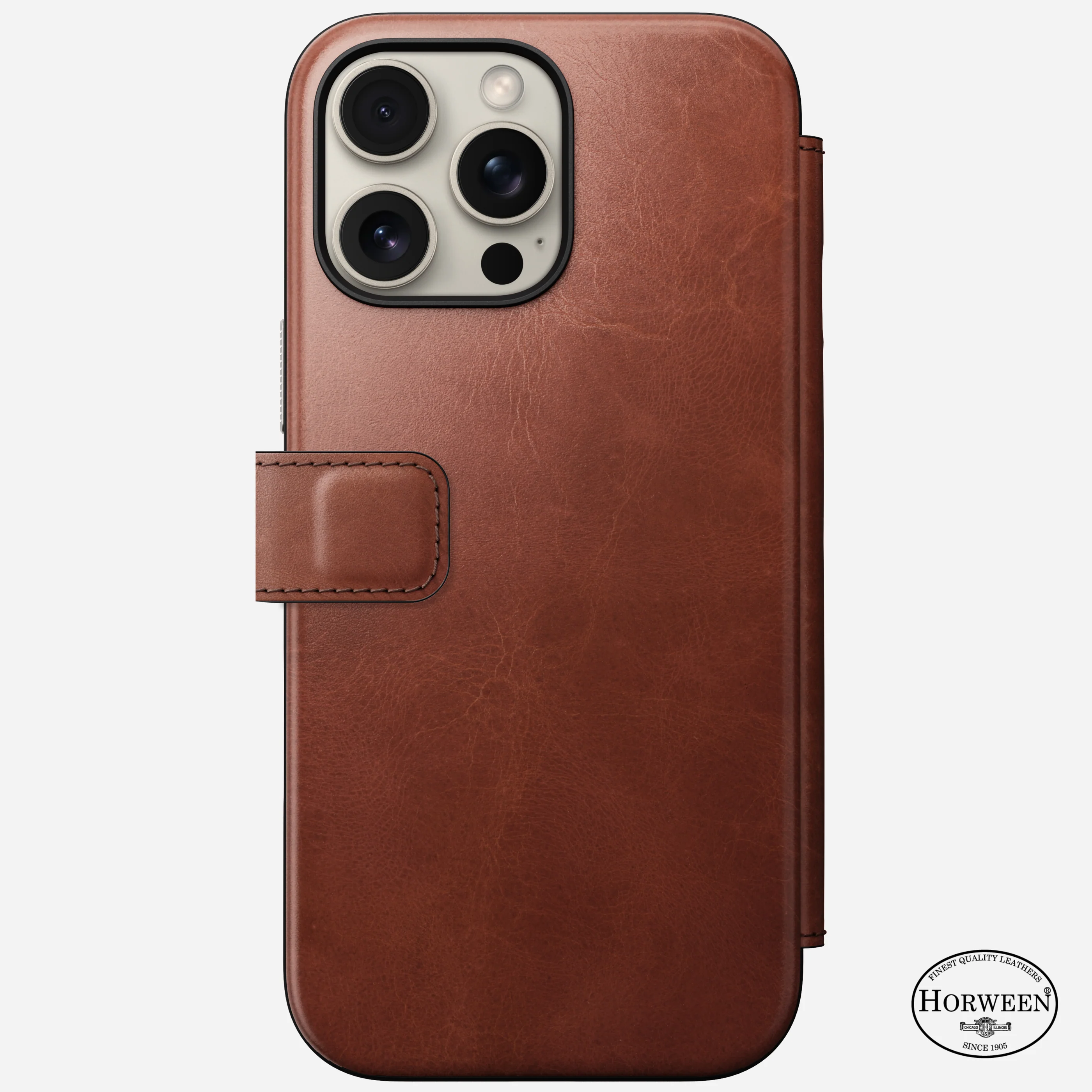 ノマド Modern Leather Folio iPhone16 ProMax Modern Leather Folio - iPhone 16 Pro Max | Black | Nomad