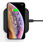 ZENS Single Wireless Charger Qi 10W Apple Fast Aluminium Black