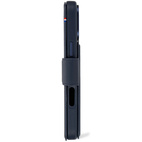 DECODED Leather Detachable Wallet Case w/MagSafe for iPhone 16 Pro - Navy