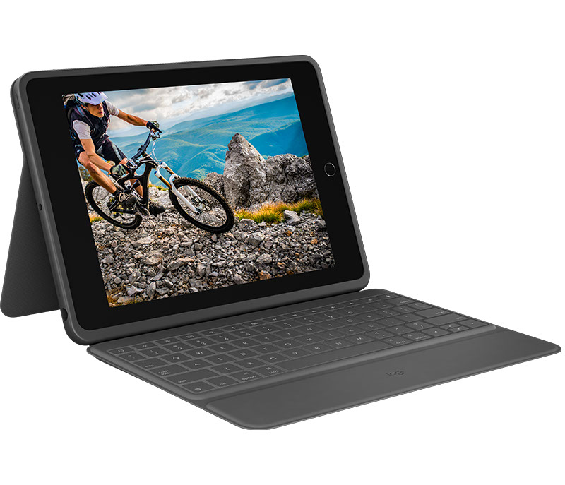 Logitech Rugged Folio Keyboard case iPad 10.2" SF/SWE Black