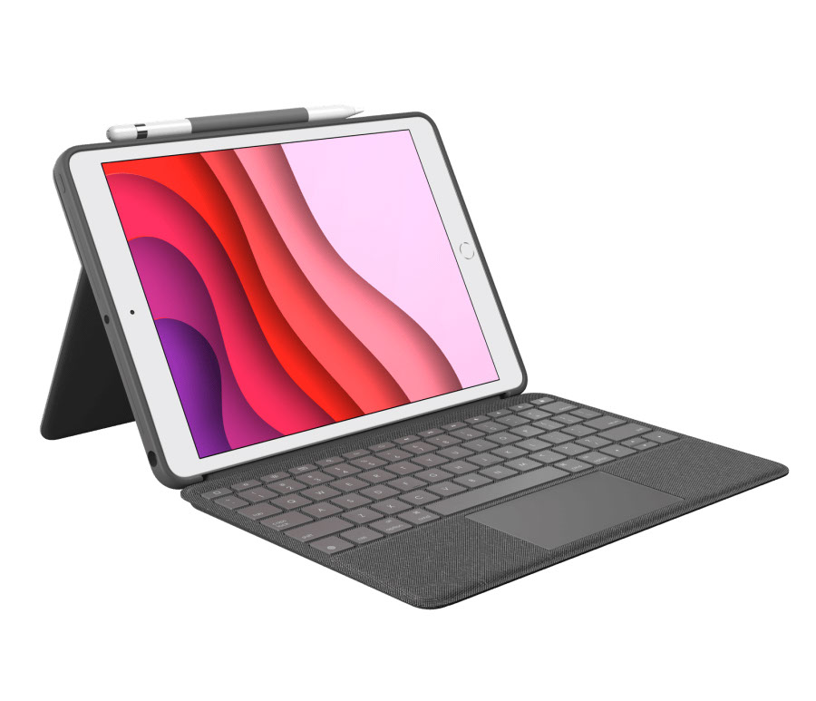 Logitech Combo Touch Trackpad Keyboard case iPad Pro/Air 10.5" SF/SWE Black