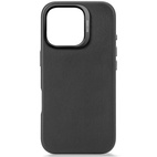 DECODED Leather Backcover w/MagSafe for iPhone 16 Pro - Black