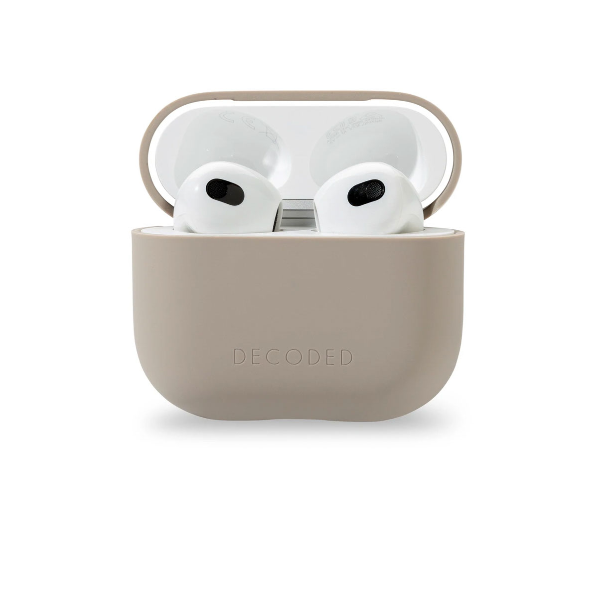 DECODED Silicon Aircase Lite for AirPods (3Gen) - Clay