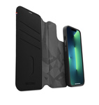 DECODED Leather Detachable Wallet Case w/MagSafe  for iPhone 14 Plus - Black