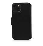 DECODED Leather Detachable Wallet Case w/MagSafe  for iPhone 14 Plus - Black