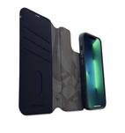 DECODED Leather Detachable Wallet Case w/MagSafe  for iPhone 14 Plus - Navy