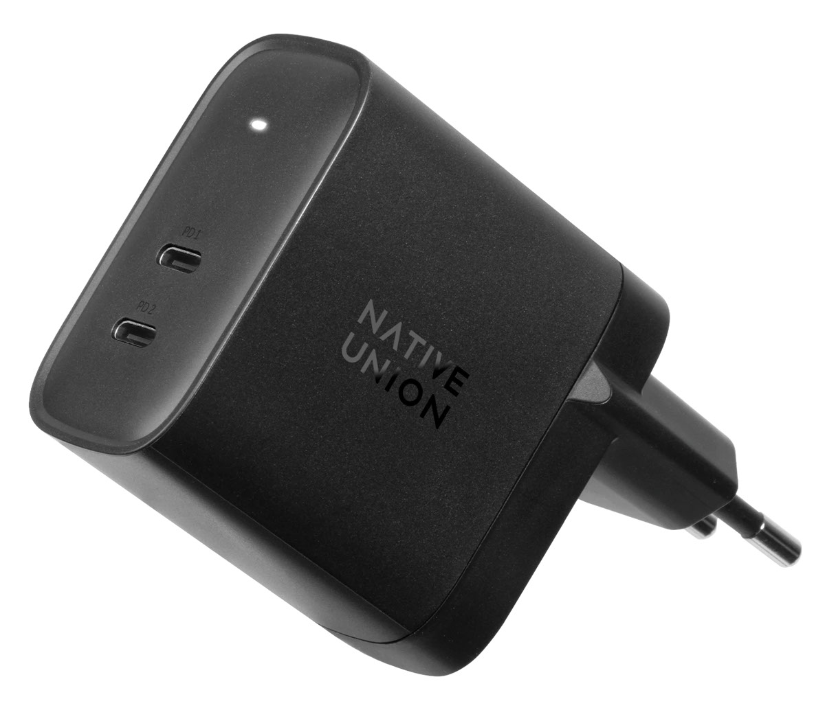 Native Union USB-C 65W PD GaN 2-port Charger Black