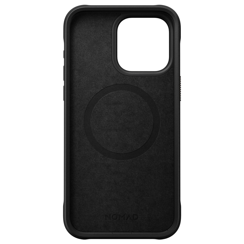 Nomad Rugged Case w/MagSafe iPhone 15 Pro Max - Shadow Black