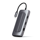 Satechi USB-C Aluminum MultiPort MX Dual 4K HDMI /Ethernet Adapter Space Grey