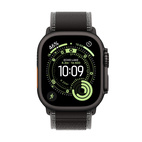 Apple Watch Ultra 3 GPS + Cellular 49mm Black Titanium - Black/Charcoal Trail Loop - Small/Medium