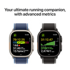 Apple Watch Ultra 3 GPS + Cellular 49mm Black Titanium - Black/Charcoal Trail Loop - Small/Medium