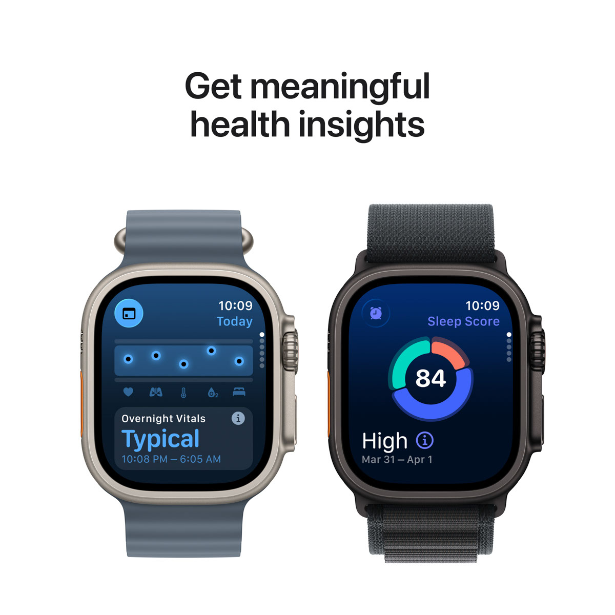 Apple Watch Ultra 3 GPS + Cellular 49mm Natural Titanium - Anchor Blue Ocean Band