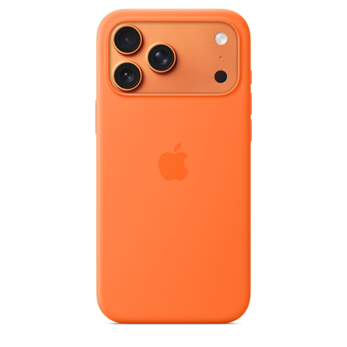 Apple iPhone 17 Pro Max Silicone Case w/ MagSafe – Orange