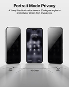 Belkin ScreenForce InvisiGlass Privacy - iPhone 17 Pro