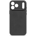 DECODED Leather Backcover w/MagSafe iPhone 17 Pro - Black