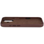DECODED Leather Backcover w/MagSafe iPhone 17 - Chocolat brown
