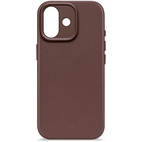 DECODED Leather Backcover w/MagSafe iPhone 17 - Chocolat brown