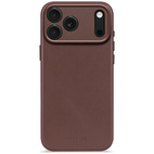 DECODED Leather Backcover w/MagSafe iPhone 17 Pro - Chocolat Brown