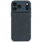 DECODED Leather Backcover w/MagSafe iPhone 17 Pro - Navy Shadow