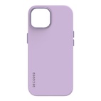 DECODED Silicone Backcover w/MagSafe for iPhone 15 - Lavender