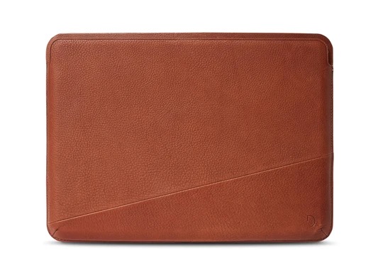 DECODED MacBook Pro M1/M2/M3 16" Leather Frame Sleeve Chocolate Brown