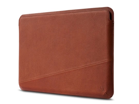 DECODED MacBook Pro M1/M2/M3 16" Leather Frame Sleeve Chocolate Brown