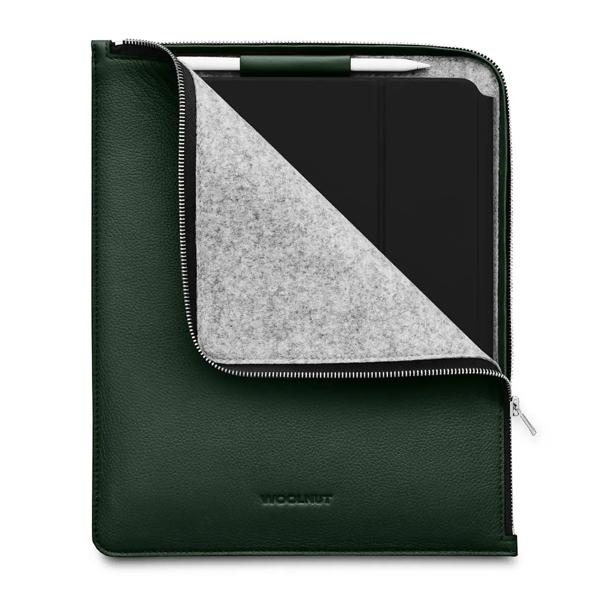 Woolnut Leather Folio iPad Air/ Pro 13" (M2/M3/M4/M5) - Green