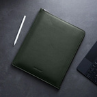 Woolnut Leather Folio iPad Air/ Pro 13" (M2/M3/M4/M5) - Green
