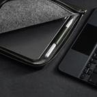 Woolnut Leather Folio iPad Air/ Pro 13" (M2/M3/M4/M5) - Green