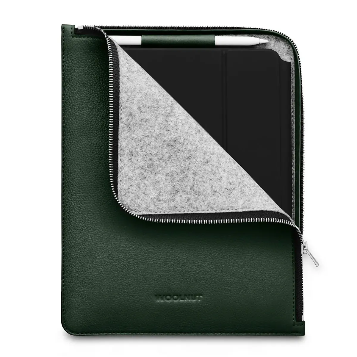 Woolnut Leather Folio iPad Air/ Pro 11" (M2/M3/M4/M5) - Green