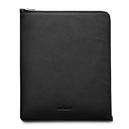 Woolnut Leather Folio iPad Air/ Pro 13" (M2/M3/M4/M5) - Black