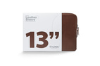 TRUNK Leather Sleeve MacBook Air 13"/13.6" Brown