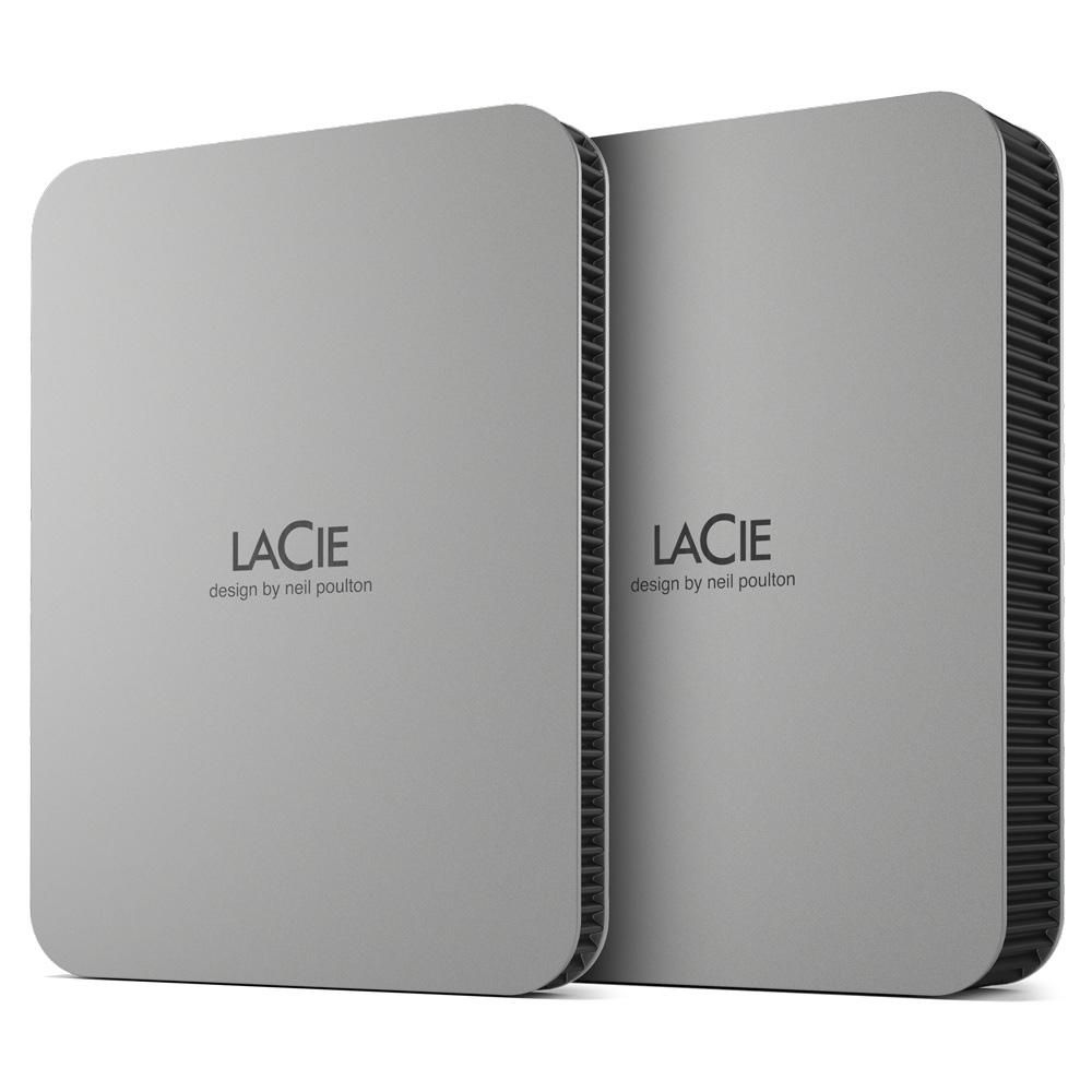 LaCie Mobile Drive 4Tb HD USB-C/4.0 Moon Silver
