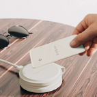 Satechi FindAll Wallet Card w/Apple Find My Tracking + Wireless Charging - Sand