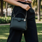 Satechi FindAll Vegan Leather Keychain w/ Apple Find My + Wireless Charging - Desert Rose