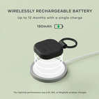 Satechi FindAll Vegan Leather Keychain w/ Apple Find My + Wireless Charging - Desert Rose