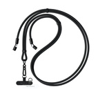 Satechi OntheGo Crossbody Lanyard Strap w/ charging cable - Black
