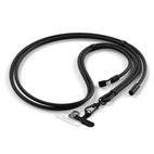 Satechi OntheGo Crossbody Lanyard Strap w/ charging cable - Black