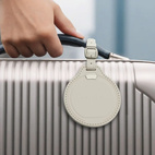 Satechi FindAll Vegan Luggage Tag w/ Apple Find My + Wireless Charging - Sand