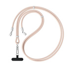 Satechi OntheGo Crossbody Lanyard Strap w/ charging cable - Desert Rose