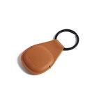 Mujjo Canopy AirTag Keychain - Leather Tan