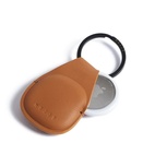 Mujjo Canopy AirTag Keychain - Leather Tan