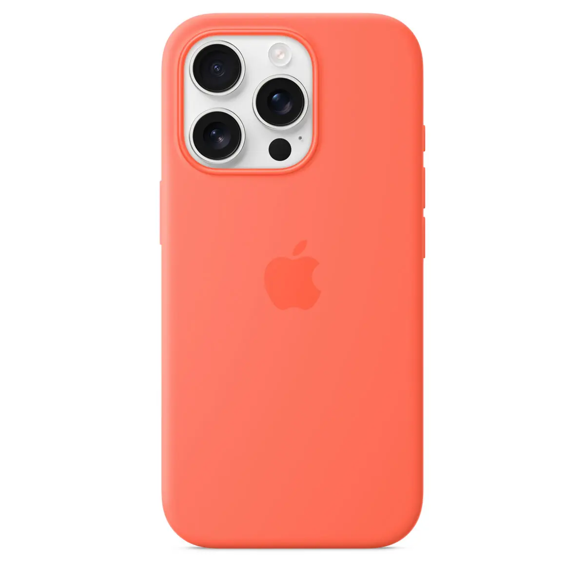 Apple iPhone 16 Pro Silicone Case w/ MagSafe - Tangerine