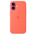 Apple iPhone 16 Silicone Case w/ MagSafe - Tangerine