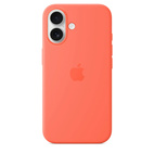 Apple iPhone 16 Silicone Case w/ MagSafe - Tangerine